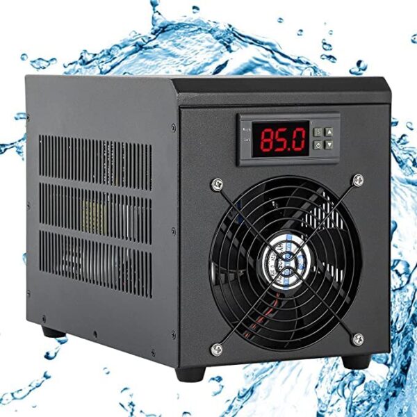 Poafamx 16gal Aquarium Chiller 60L Fish Tank Cooler Unit ℉ Quiet for Home Fish Shrimp Breeding Aquaculture