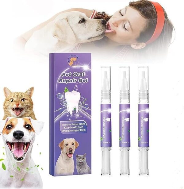 Vaiwenta Pet Oral Repair Gel - DogOral Cavity Repair and Deodorization Gel, CatOral Cavity Fresh Care Cleaning Gel(3 Bottles) - Image 2