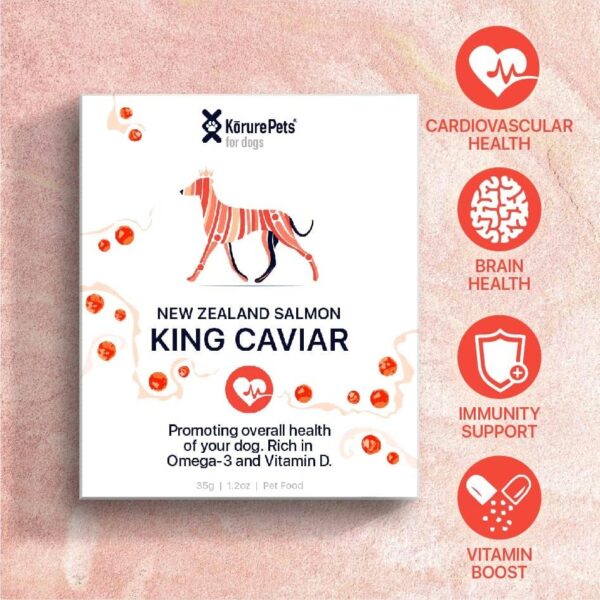 Kōrure Pets Dog King Caviar - Rich in Omega-3 Fatty Acids for Improved Heart Health, Immunity and Cognitive Function - Image 3