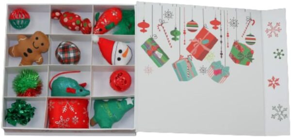 Midlee Cat Advent Calendar - 12 Days of Christmas Filled Cat Toy Gift - Image 4